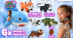PELUCHE -  SHOULDER CRITTERS ANIMAUX D'ÉPAULE MAGNÉTIQUES ASST